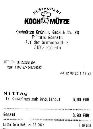 msbe Hffner Kochmtze Restaurant